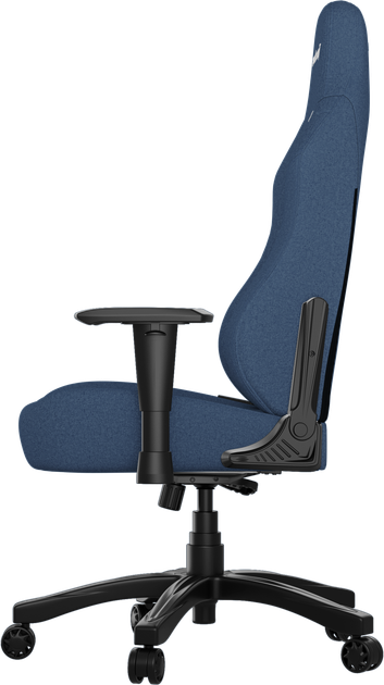 Крісло геймерське ігрове Anda Seat Luna Size L до 100 кг Blue Fabric (AD18-44-S-F) навантаження до 100 кг, льон, поролон, гарантія 24 міс, зріст до 170 см - зображення 6