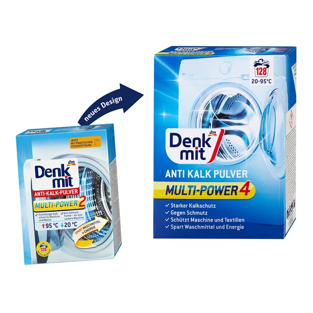 Анти-вапняний порошок для пральної машини Denkmit Anti-Kalk-Pulver, 1,5 кг - зображення 5
