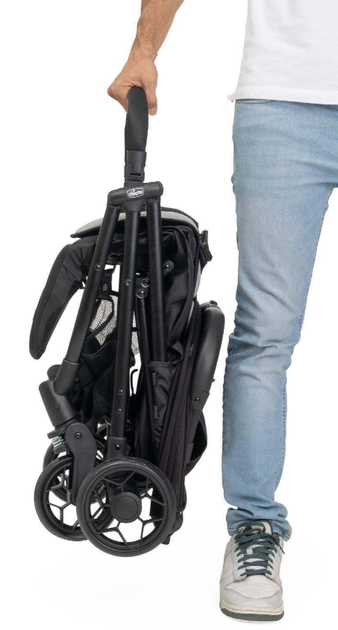 Прогулянкова коляска дитяча Chicco Taormina Чорна (8058664191352) - зображення 3