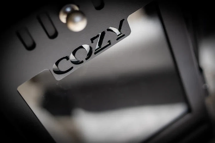 Дров'яна піч-кам'янка COZY 18 кВт O-TW з виносною топкою товщина металу 5 мм об'єм парильні 9-18 м.куб - зображення 5