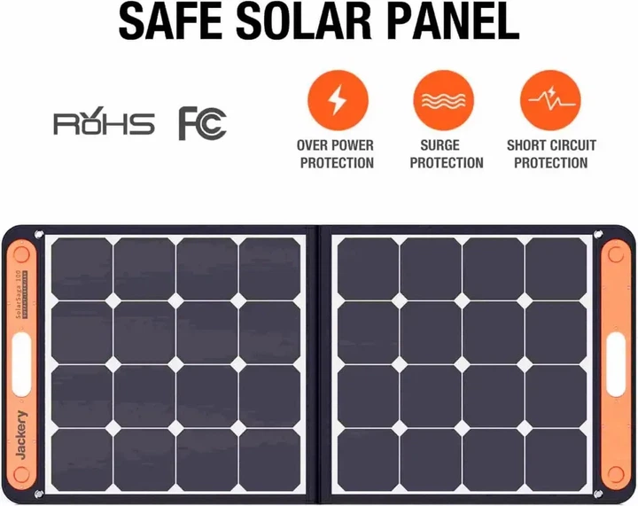 Солнечная панель Jackery SolarSaga 100W (21-0002-000058) - Фото 2 Солнечная панель Jackery SolarSaga 100W (21-0002-000058) - изображение 2