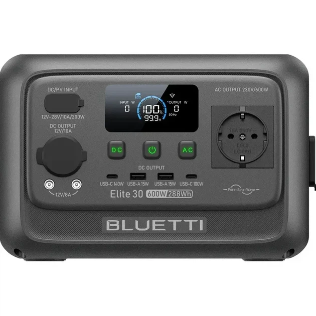 Зарядная станция BLUETTI Elite 30 V2 (P-EL30V2-EU-GY-BL-010) - Фото 1 Зарядная станция BLUETTI Elite 30 V2 (P-EL30V2-EU-GY-BL-010) - изображение 1