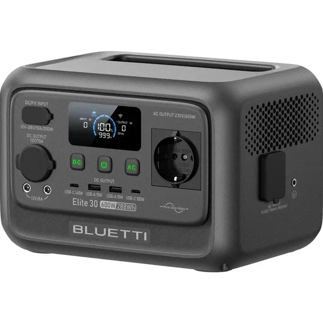 Зарядная станция BLUETTI Elite 30 V2 (P-EL30V2-EU-GY-BL-010) - Фото 5 Зарядная станция BLUETTI Elite 30 V2 (P-EL30V2-EU-GY-BL-010) - изображение 5