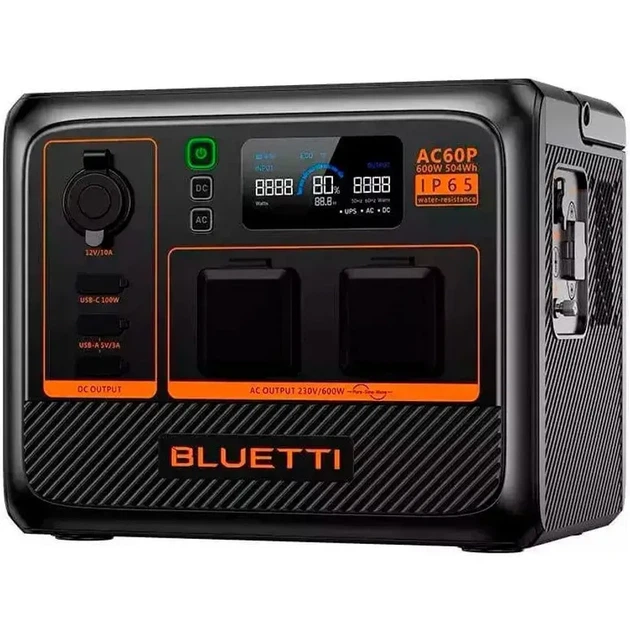 Зарядная станция BLUETTI AC60P (P-AC60P-EU-GY-BL-010) - Фото 3 Зарядная станция BLUETTI AC60P (P-AC60P-EU-GY-BL-010) - изображение 3