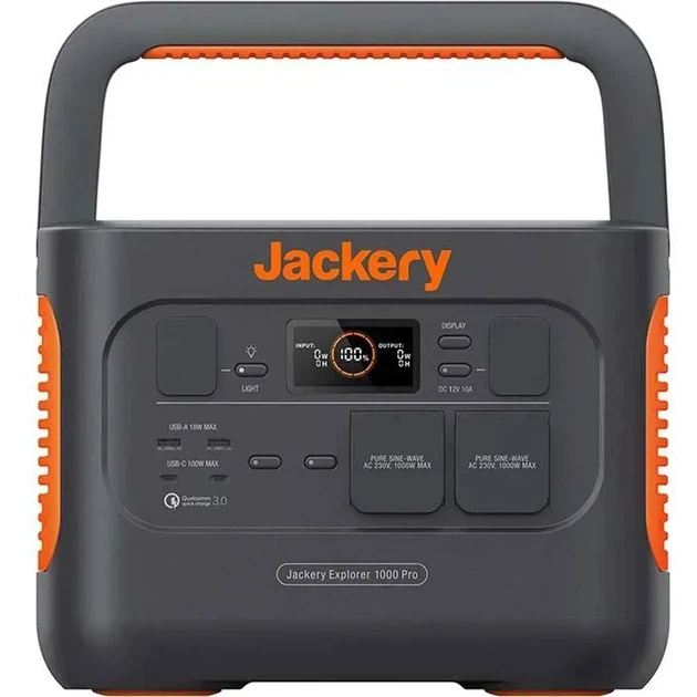 Зарядная станция Jackery Explorer 1000 Pro (70-1000-DEOR01) - Фото 1 Зарядная станция Jackery Explorer 1000 Pro (70-1000-DEOR01) - изображение 1