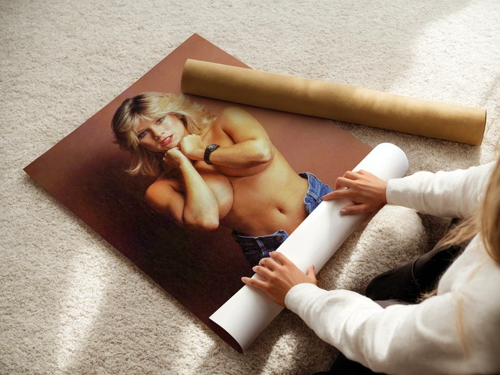 Постер Саманта Фокс, Samantha Fox, модель 80-х, A3 42×28 см (id3847) - зображення 3