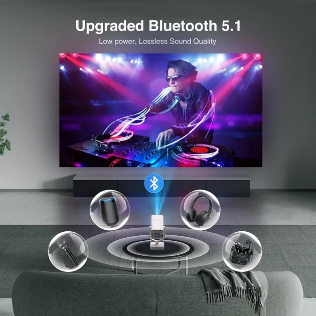 Проектор Akatuo AK-21 Full HD Wi-Fi Bluetooth (102252320) - Уценка - изображение 4