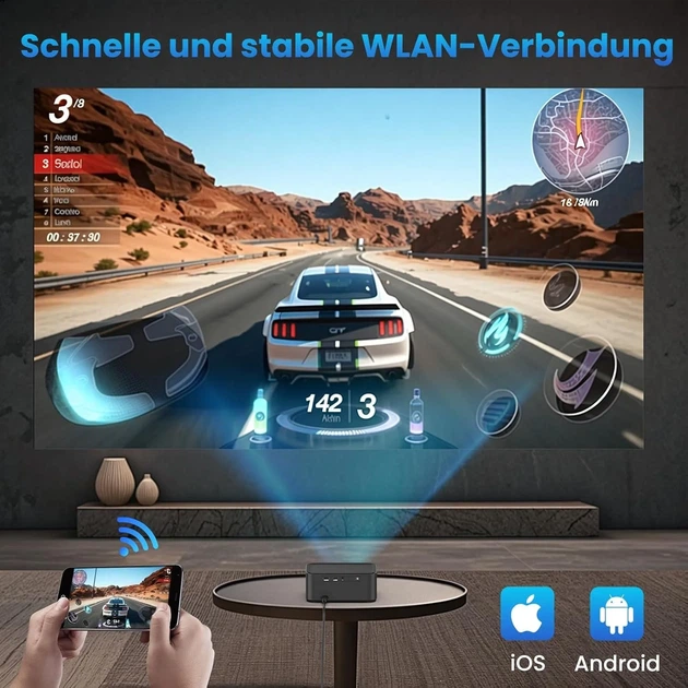 Проектор HOPVISION H11 Full HD Wi-Fi Bluetooth Android (102215465) - Уценка - изображение 4