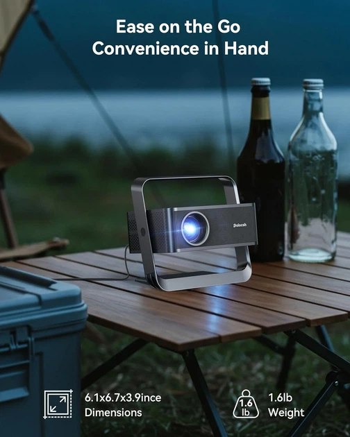 Проектор Polocsh P7 Full HD Wi-Fi Bluetooth (102211813) - Уценка - изображение 8