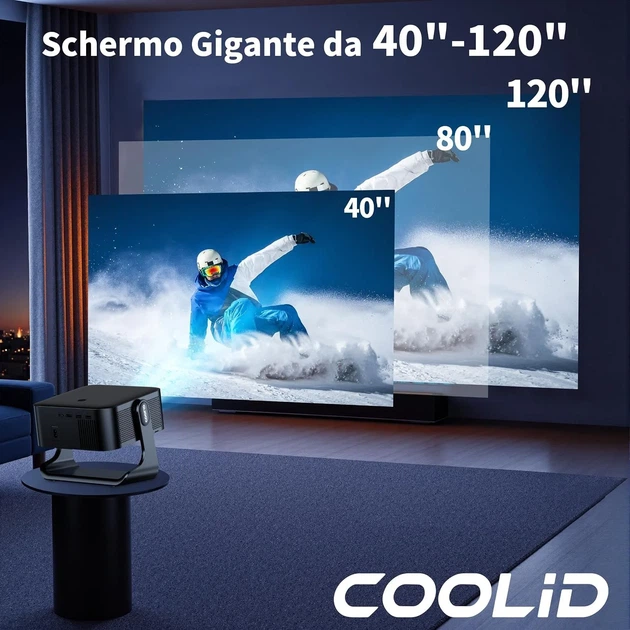 Проектор COOLID C5 Full HD Wi-Fi Bluetooth Android (102252859) - Уцінка - зображення 8