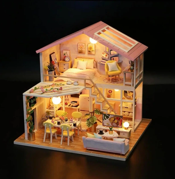 3D Румбокс "Sweet Time" Ляльковий будиночок - Фото 3 3D Румбокс "Sweet Time" Ляльковий будиночок - зображення 3