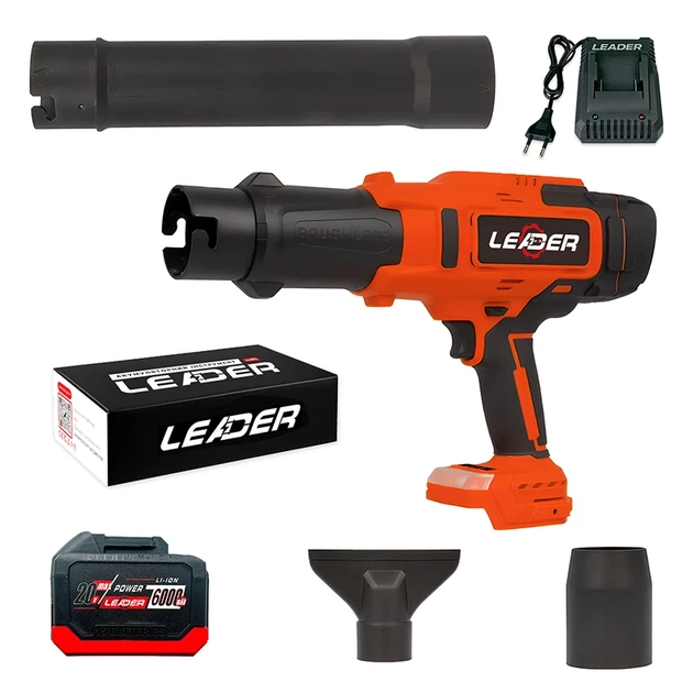 Аккумуляторная воздуходувка LEADER Ultra BL20-650GU с АКБ 6000мАч и ЗУ 20В/2.0А Seat - изображение 3