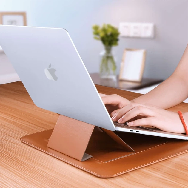 Чохол-папка WIWU Skin Pro Stand Sleeve для MacBook Pro 13 (2012-2015) | Air 13 (2010-2017) Black - Фото 7 Чохол-папка WIWU Skin Pro Stand Sleeve для MacBook Pro 13 (2012-2015) | Air 13 (2010-2017) Black - зображення 7