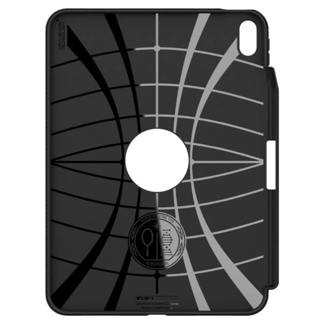 Чехол Spigen Rugged Armor для iPad 11 2025 11th Gen | 10.9 2022 10th Gen Matte Black (ACS05552) - изображение 4