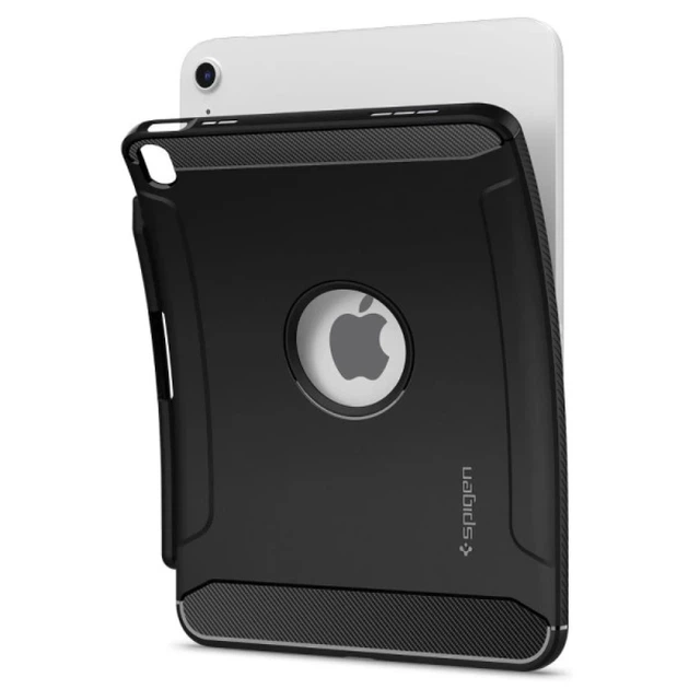Чехол Spigen Rugged Armor для iPad 11 2025 11th Gen | 10.9 2022 10th Gen Matte Black (ACS05552) - изображение 8