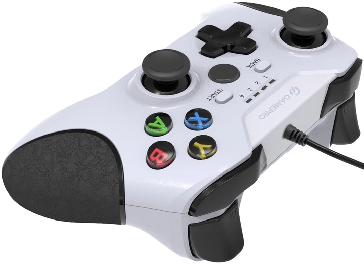 Геймпад GamePro MG450W USB 10 кнопок 2 аналогові стіки Білий 1.8 м (MG450W) - зображення 4