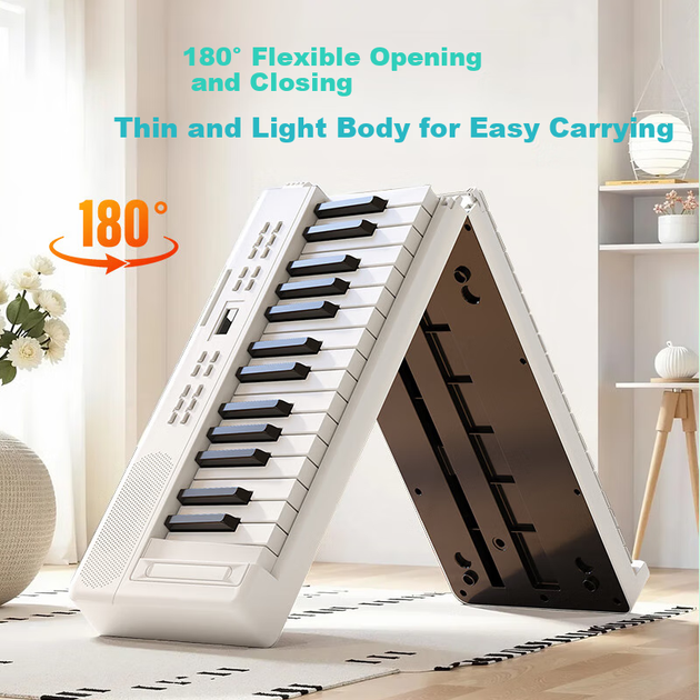 Синтезатор Beethostar NM-8605 складной на 61 клавишу портативный - Фото 9 Синтезатор Beethostar NM-8605 складной на 61 клавишу портативный - изображение 9
