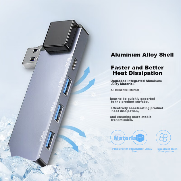 Адаптер Isky USB 3.0 на гігабітний Ethernet RJ45 для ноутбука та ПК - Фото 9 Адаптер Isky USB 3.0 на гігабітний Ethernet RJ45 для ноутбука та ПК - зображення 9