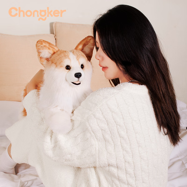 М'яка іграшка Chongker коргі плюшева, набір у коробці для дітей - зображення 10