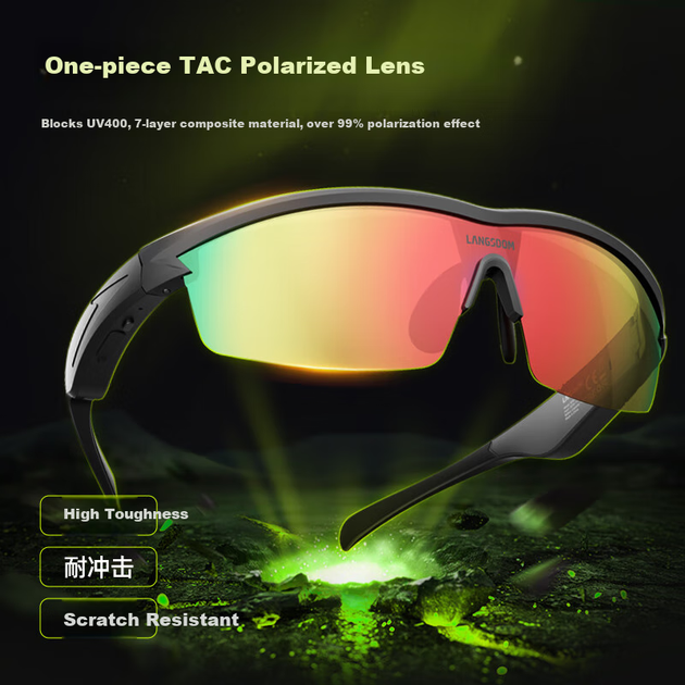 Навушники-окуляри Lanshidun AirNova Bluetooth Black - Фото 3 Навушники-окуляри Lanshidun AirNova Bluetooth Black - зображення 3