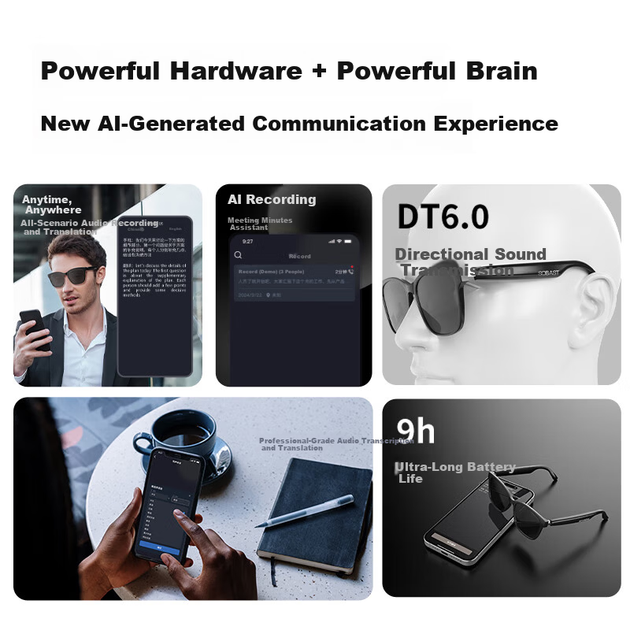 Навушники SE SOBAST S-G1PRO AI OWS Wireless Black - зображення 2