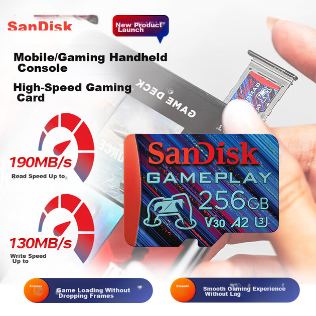 Карта пам'яті SanDisk microSD 256 ГБ A2 U3 V30, читання 190 МБ/с, запис 130 МБ/с - зображення 11