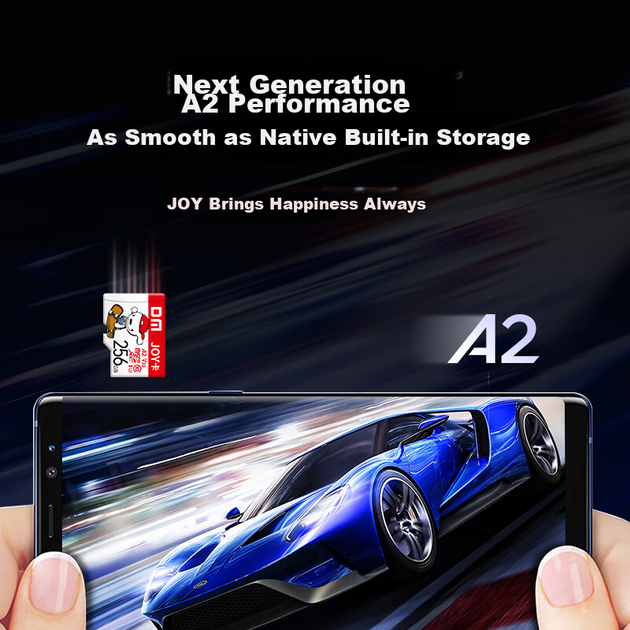 Карта памяти DM Daimai 256GB TF (MicroSD) JOY Co-Branded Edition C10 A2 U3 High-Speed Memory Card для смартфонов, компьютеров, видеорегистраторов и камер видеонаблюдения. - изображение 5
