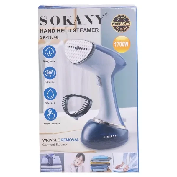 Ручной отпариватель SOKANY SK-11046 1700 Вт 360 мл - изображение 9