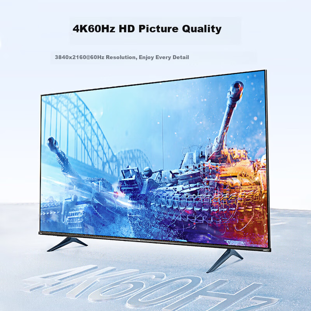 Переключатель UGREEN 50966 HDMI 2.0 двунаправленный 2 в 1, 4K 60 Гц - изображение 4