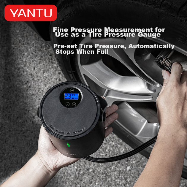 Портативный беспроводной воздушный насос Yantu A05, автомобильный компрессор, продается в магазине JD Car Home, двойного назначения. - изображение 9