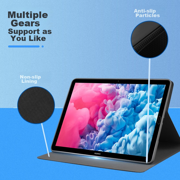 Чехол Jiangming для Huawei MatePad M6 10.8 дюйма кожаный с мультяшным рисунком - изображение 5