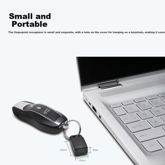Сканер отпечатка пальца Kensington K64704 USB для ноутбуков с Windows - изображение 5