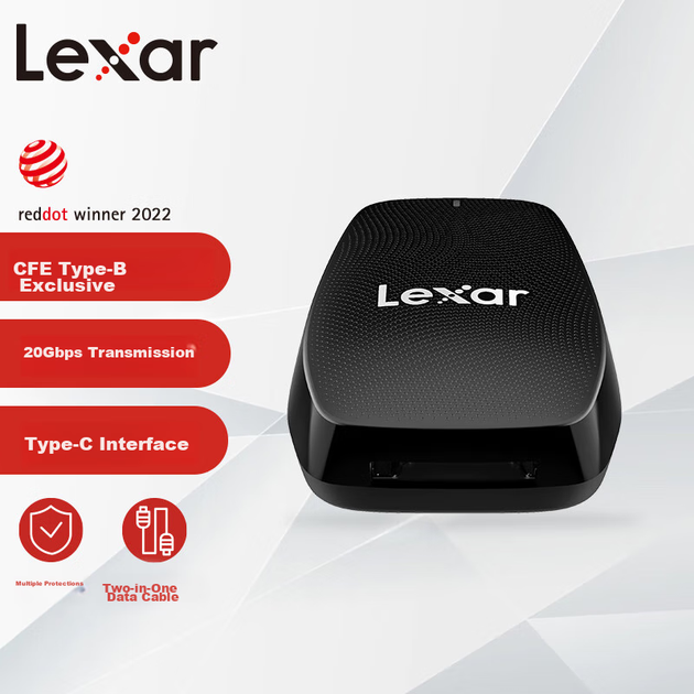 Кардридер Lexar USB 3.2 High-Speed, CFexpress Type B, материал 550U 8K, скорость передачи данных 20 Гбит/с, интерфейс Type-C. - изображение 4