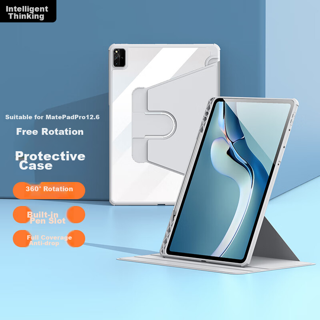 Чохол для планшета Huawei MatePad Pro 12.6 Zhisihui Grey - зображення 4