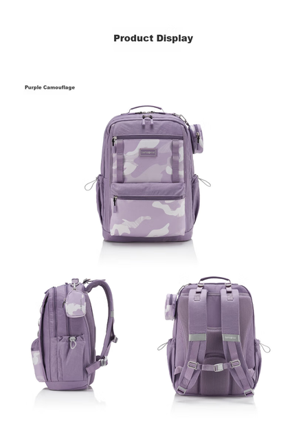 Рюкзак Samsonite Student антибактериальный, для старшеклассников, для ноутбука, NW4 - изображение 7
