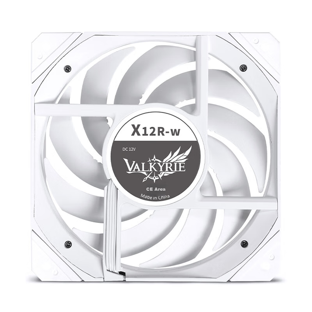 Вентилятор Valkyrie X12R-W 120 мм PWM ARGB Black - зображення 10
