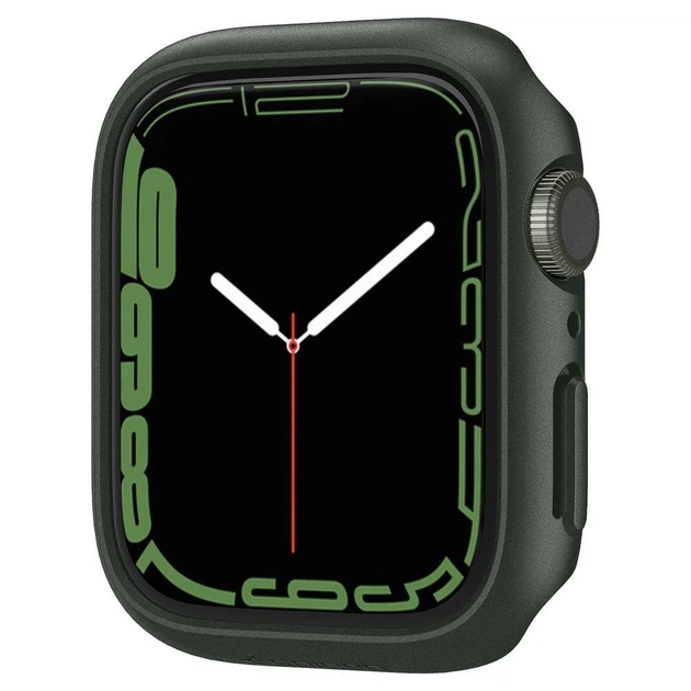 Чохол Spigen для Apple Watch 7 45 mm Thin Fit Military Green (ACS04175) - Фото 2 Чохол Spigen для Apple Watch 7 45 mm Thin Fit Military Green (ACS04175) - зображення 2