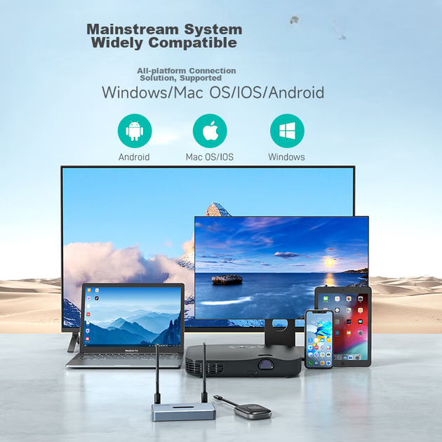 Передатчик MT-Viki MT-WX02TC беспроводной Type-C - HDMI 4K для трансляции экрана - изображение 8