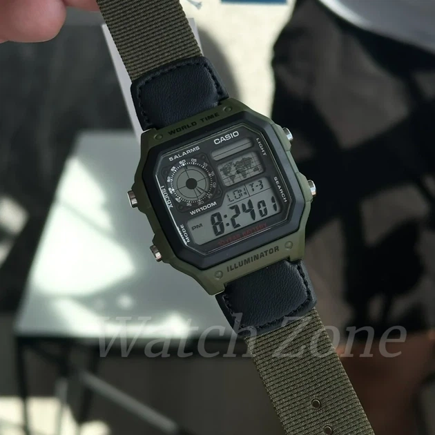 Мужские часы CASIO AE-1200WHB-3B - изображение 7