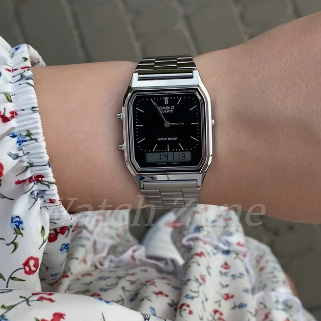 Годинник CASIO VINTAGE AQ-230A-1D - зображення 6