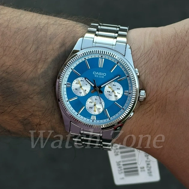 Чоловічий годинник CASIO MTP-1375D-2A1 - зображення 6