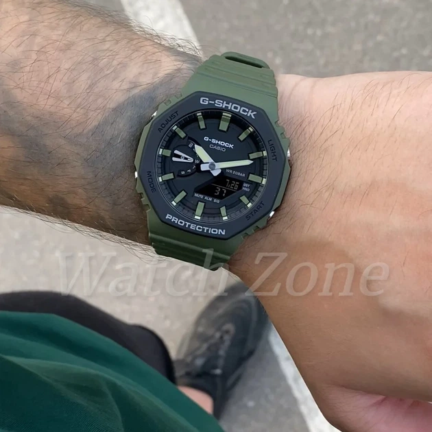 Чоловічий годинник CASIO G-SHOCK GA-2110SU-3A - Фото 4 Чоловічий годинник CASIO G-SHOCK GA-2110SU-3A - зображення 4