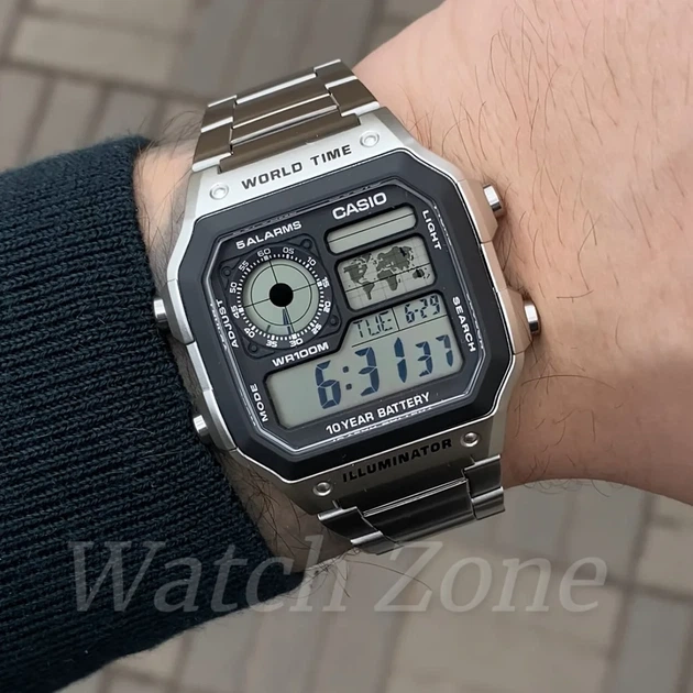 Чоловічий годинник CASIO AE-1200WHD-1A - зображення 3