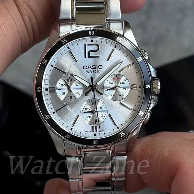 Чоловічий годинник CASIO MTP-1374D-7A - зображення 4