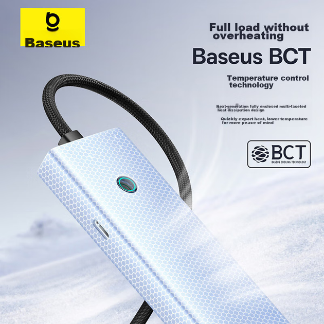 Док-станция расширения Baseus USB 3.0, разветвитель для зарядки и подключения к хабу, универсальный адаптер-конвертер для ноутбуков Huawei и Lenovo, автомобильное крепление, 50 см. - изображение 9