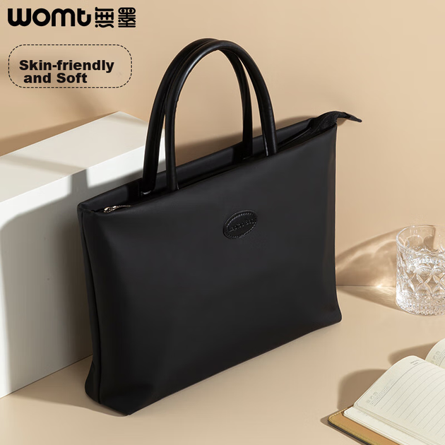 Сумка WOMT жіноча для ноутбука 13.3 та 14 дюймів, підходить для MacBook, Huawei, Xiaomi, Lenovo, ThinkPad, ASUS, Dell, HP та Microsoft - зображення 4