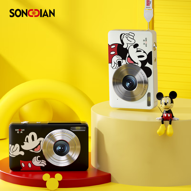 Карта памяти SONGDIAN Disney Mickey Mouse Co-Branded Digital Camera Card, Mini Camera DC405, Black [Официальная стандартная комплектация], 64 ГБ - изображение 4