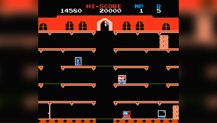 Игра RMC Famicom Dendy Mappy 90х TV Game Английская Версия Только Картридж Б/У - изображение 6