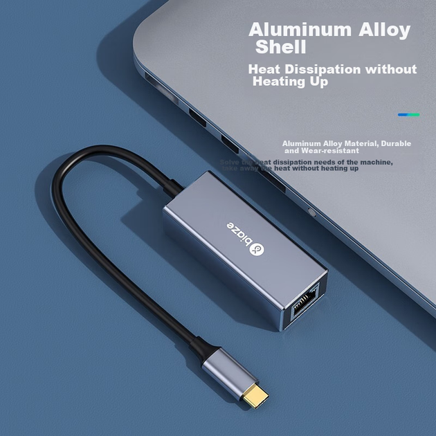 Сетевой адаптер Biaze KZ14 / USB Type-C / 2.5 Гбит/с Ethernet - изображение 8