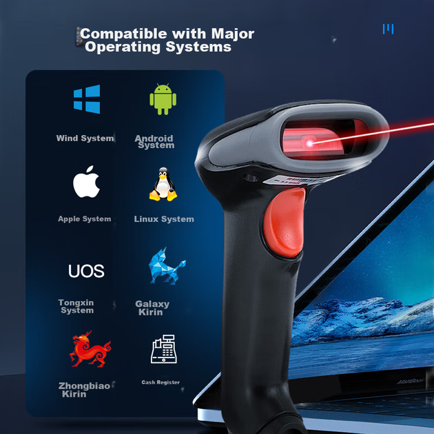 Сканер штрихкодов GEPAD W-160 беспроводной ручной, для склада, аптеки и экспресс-доставки - изображение 8